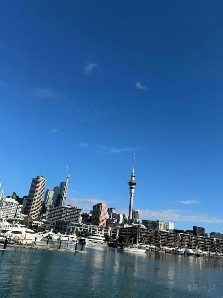 Une vue sur Auckland en Nouvelle-Zélande