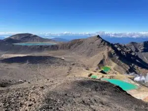 Les lacs du Tongariro Alpine Crossing en NZ