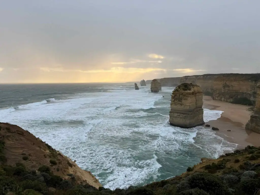 Les Douze Apôtres en hiver en Australie