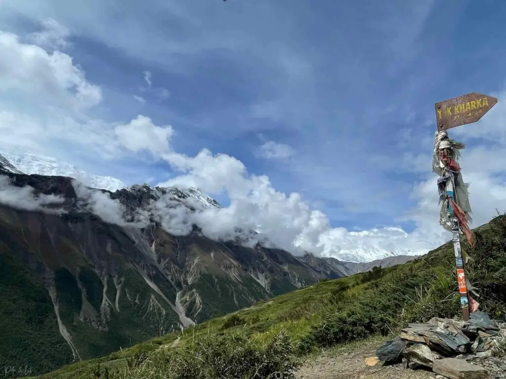 Vue sur le glacier de la Grande Barrière depuis le sentier