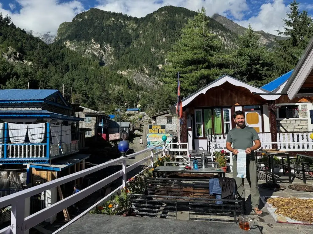 Terrasse du Eagle Eye Guesthouse